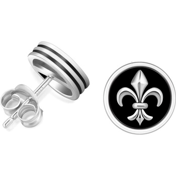 DELIS Сребърни обеци, jw1419, класически модел, с родиево покритие (jw1419)