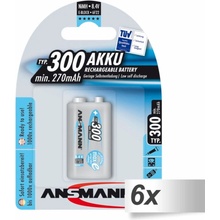 Ansmann maxE 9V 270 mAh 6ks 5035453