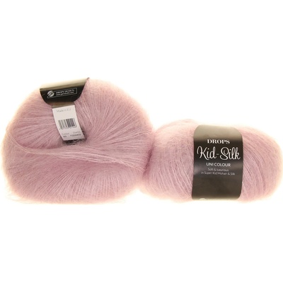 Drops Kid-Silk 63 pudrová růžová