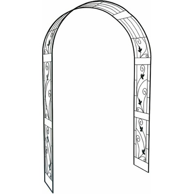 Opora na popínavé rastliny 224x135x37cm kov.