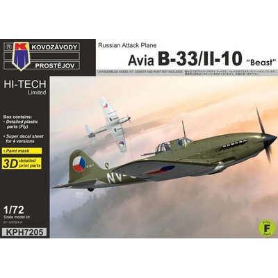 Kovozávody Prostějov Avia B 33/Il 10 “Beast” 1:72