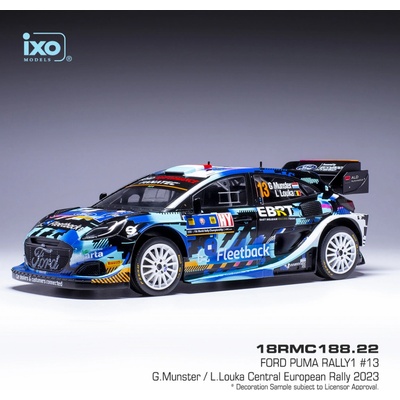IXO Ford Puma Rally1 Central European Rally 2023 13 Munster Louka 1:43