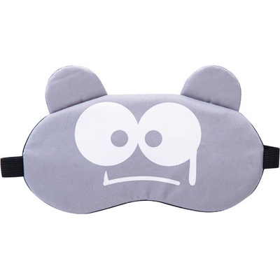 Ledou M017 srandovní klapky na oči na spaní příšerky Šedá