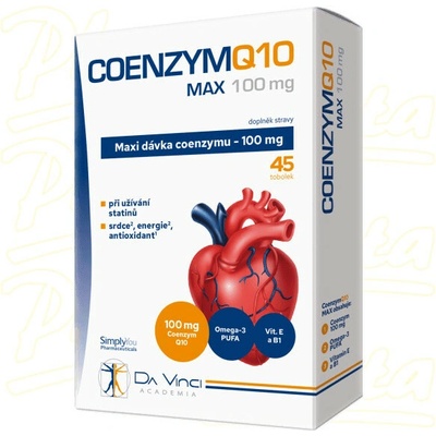 Coenzym Q10 Max 100 mg Da Vinci Academia 45 tablet