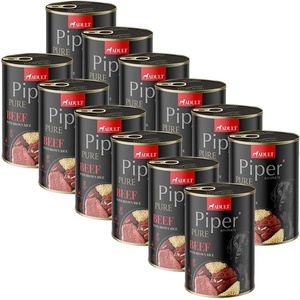 Dolina Noteci Консерва Piper Pure говеждо и кафяв ориз 12 x 400 г