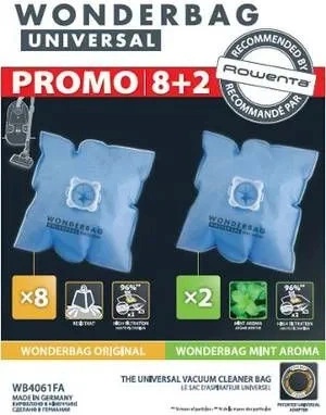 ROWENTA Wonderbag Promo 10ks Universal Classic Mint Aroma