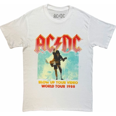 AC/DC tričko Blow Up Your Video biele