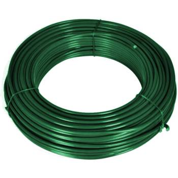 Napínací drát 2,25/3,4mm; Zn+PVC zelený; 52m