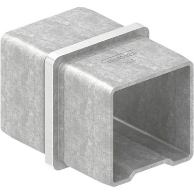 Feldmann 10104040-V2A - nerezová spojka madla pr. 40x40 mm, priama, AISI 304, pre nerezové zábradlie