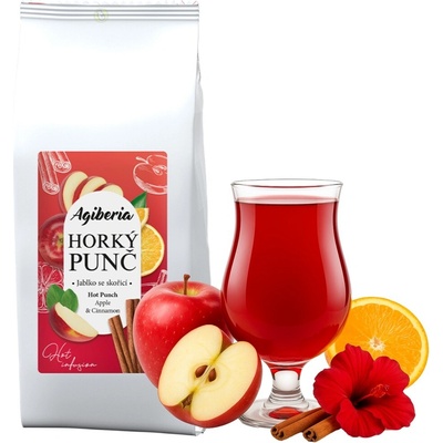 AG FOODS AGIBERIA Horký punč Jablko se skořicí 1000 g