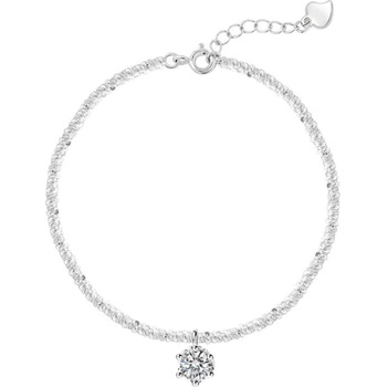 Silenti Jewelry Сребърна гривна "Кехлибар" - Сребърен