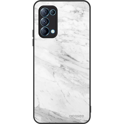 Pouzdro Picasee ULTIMATE CASE OPPO Reno 5 5G White marble