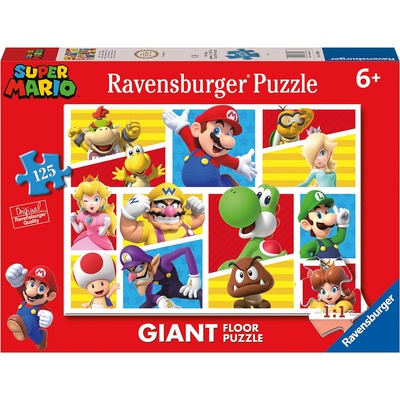 Ravensburger Пъзел за под Ravensburger от 125 части - Супер Марио (5640)
