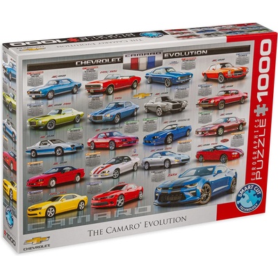 EUROGRAPHICS Пъзел Eurographics от 1000 части - Еволюция на Chevrolet Camaro (60000733)