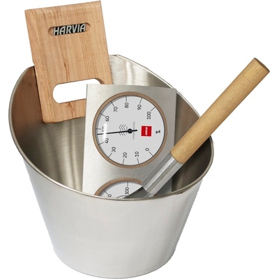 Harvia PREMIUM STEEL Nerezový set – Zboží Dáma
