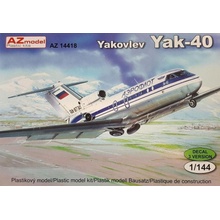 AZ Model Jak 40 Aeroflot Lybia ČSA 1:144