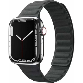 Xmart Каишка за Apple Watch Xmart, Магнитно захващане, 42/44/45/49 мм, Черна (22814)