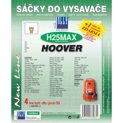 Sáčky do vysavače Jolly H25 MAX textilní 4 ks