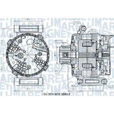 Generátor MAGNETI MARELLI 063731546110