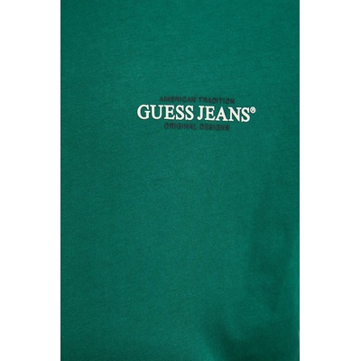 Guess Jeans Памучна тениска Guess Jeans в зелено с принт M4YI55 K8HM0 (M4YI55.K8HM0)