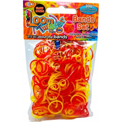Loom twister gumičky na výrobu náramkov a bižutérie 300 kusov