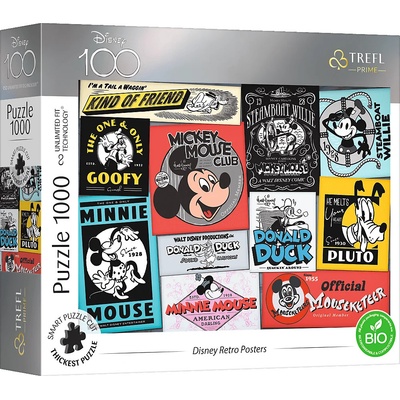 TREFL UFT Disney 100 let: Retro plakáty 1000 dílků