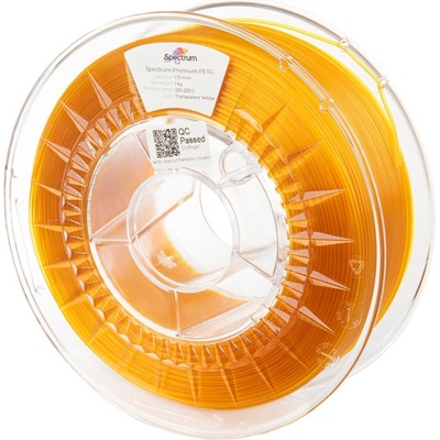 Spectrum 3D Premium PET-G, 1,75mm, 1kg, 80049, transparent yellow