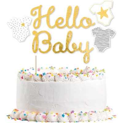 Amscan Zápich na dort Hello Baby