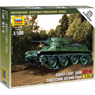 Zvezda Wargames WWII tank 6129 Soviet Tank BT-5 1:100