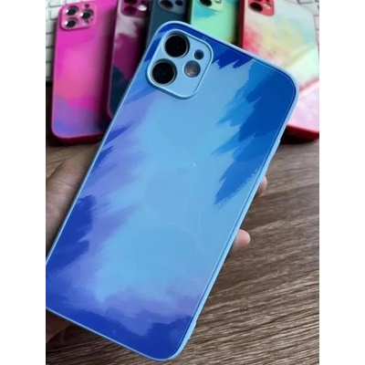 Dfans Силиконов кейс Dfans Art за iPhone - син IPhone 8 Plus (3121177)