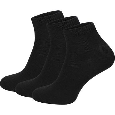 Zulu Diplomat Merino Low 3-pack čierna