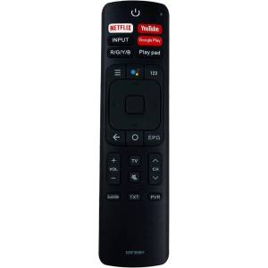 съвместим Hisense erf3a69, erf3b69, erf3i69h erf3n69h - резервно дистанционно управление с гласово управление (erf3a69, erf3b69, erf3i69h erf3n69h) Дистанционно
