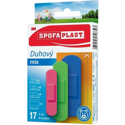 3M Spofaplast 606 Duhový mix náplastí 17 ks