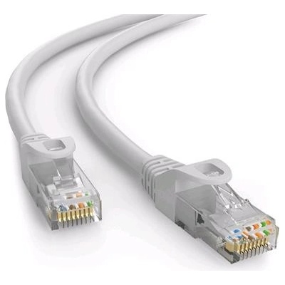 C-TECH CB-PP6-025 patch, Cat6e, UTP, 0,25m, sivý