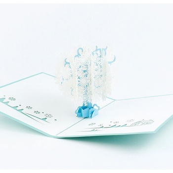 3D prianie Zasnežený strom