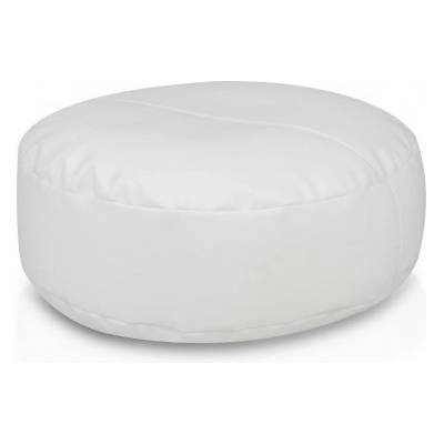 Ecopuf Podnožník k sedacímu vaku ECOPUF - ekokůže M E1 - Bílá