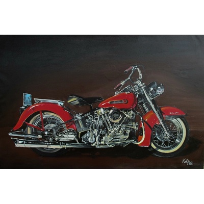 Obraz Harley Davidson (plátno 120x80 cm)