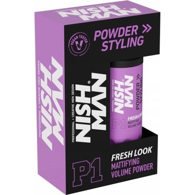 NISHMAN Púder P1 Fresh Look na vlasy 20g