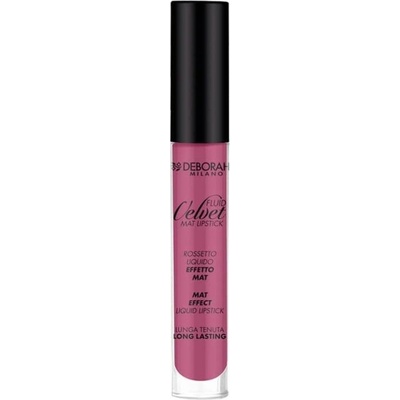 Deborah Milano tekutá matná rtěnka Fluid Velvet 29 Deep Rose 4,5 g