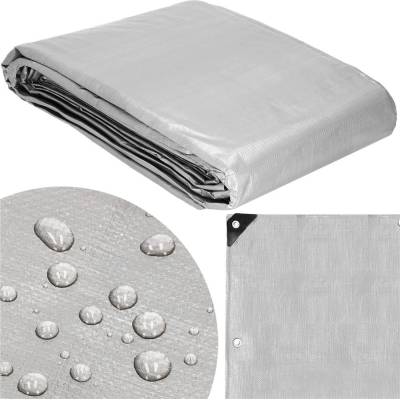 SPRINGOS Hrubá krycia plachta 2x4m 210g/m2 sivohnedá