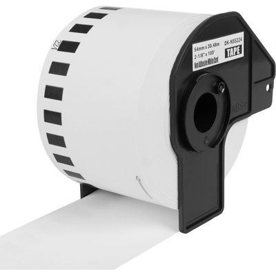 PRINTLINE kompatibilný s Brother DK-N55224, biela papierová rola, nelepiaci 54 x 30,48m PLLB22