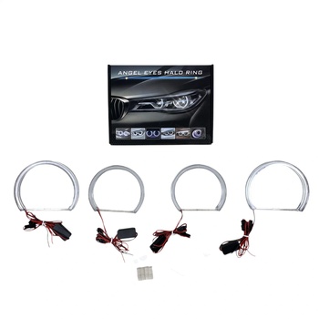 Ангелски Очи кристални за BMW E46 с рефлектор седан, комби (1998-2005) / E46 купе (1998-2003) - U-Design (LEDU6116)