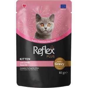 Lider Pet Food RP Pouch Kitten Lamb in Gravy 85gr - Парченца в сос с агнешко месо за подрастващи котенца 85 гр