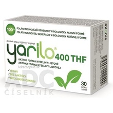 YARILO 400 THF aktívna forma kyseliny listovej 30 ks