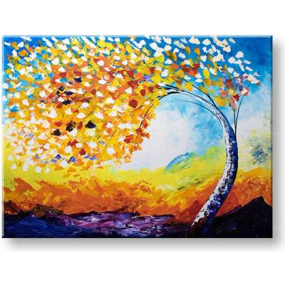 Autorská reprodukcia na plátne STROMY - 80x60 cm