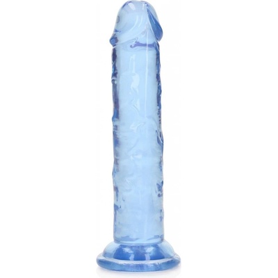 RealRock Crystal Clear Realistic 6″ modré dildo s prísavkou 15,5 x 2,8 cm