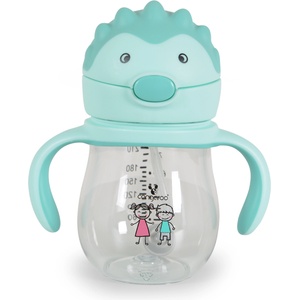 Moni Чаша със сламка 250ml Brillo син A0033 (110045)