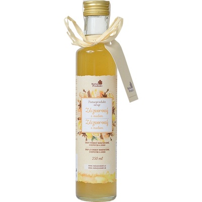 Naturprodukt sirup zázvorový s medem 250 ml