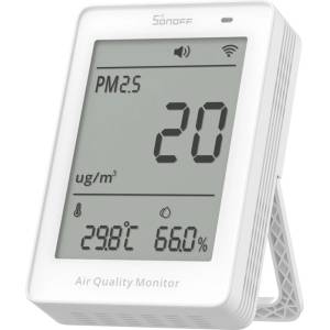 SONOFF Монитор за качество на въздуха Sonoff AirGuard PM2.5 SAWF-07P Wi-Fi LCD (SAWF-07P)