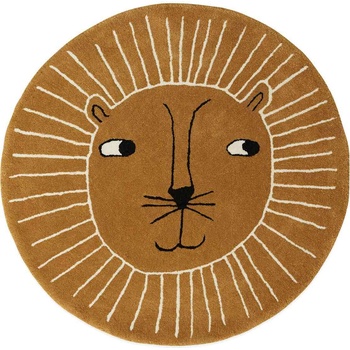 OYOY Детски килим, лъв, 95 см (1100514)